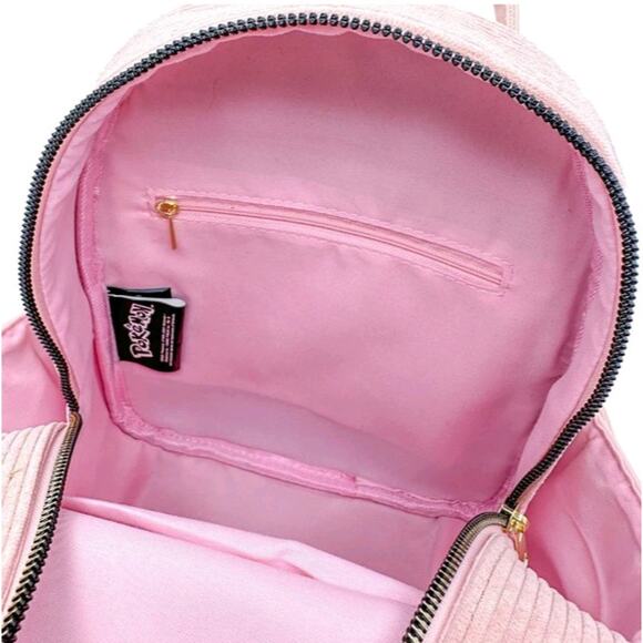 Pokemon 11" Mini Backpack - Pink Corduroy Eevee New With Tags NWT - Picture 5 of 7